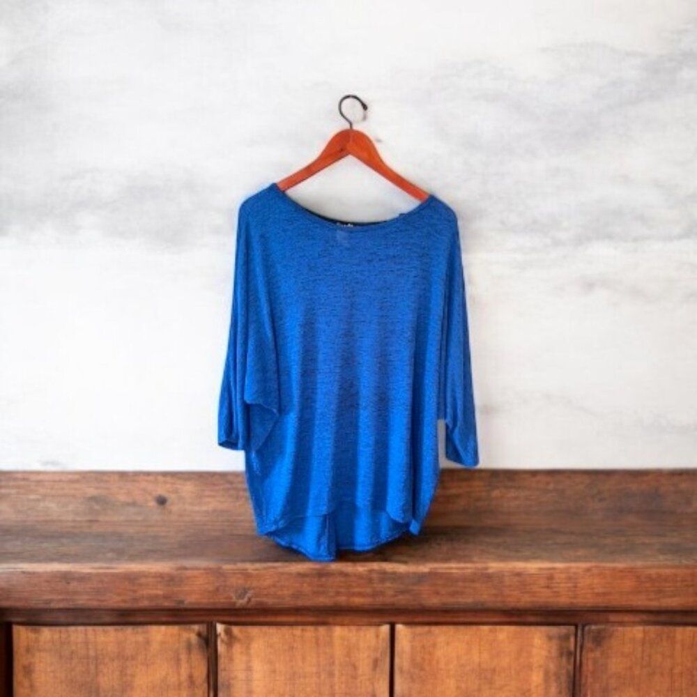 Fig & Blu Women Size XL Sweater Blouse Crewneck Relaxed Fit Casual Layering Piec